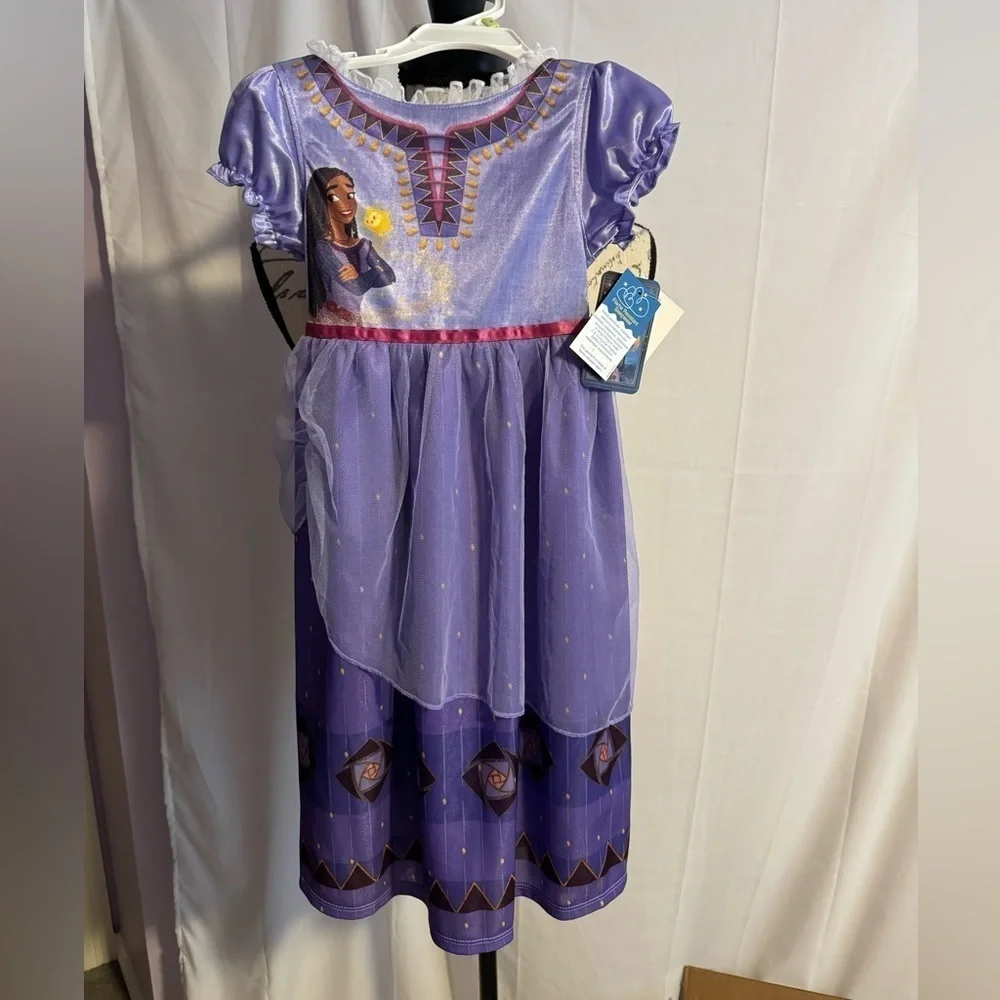Disney Wish Asha purple girls dress
